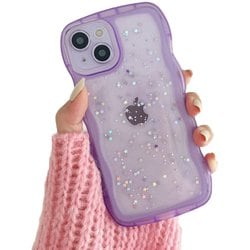 iPhone 15用 wave Gulitter case SP-WAGUCA15-PU