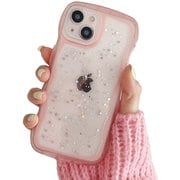 iPhone 15用 wave Gulitter case SP-WAGUCA15-PK