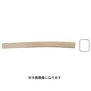 白樫仮枠ハンマー柄 角曲 ニス無P付 450