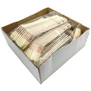 #116357 [白毛 無印 目地刷毛（筋違） 8号 100本入]