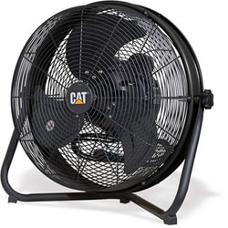 CAT 45cm（18インチ）フロアーファン　羽根軸180°半回転機能付工業扇　ブラック EEMF-18S180BK