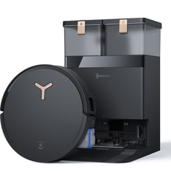 ロボット掃除機 DEEBOT X8 PRO OMNI（ディーボットX8 プロ オムニ） 吸引＆水拭き両用 自動ゴミ捨て機能 ブラック DEX56-14EE
