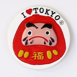 I LOVE TOKYO 3Dマグネット だるま