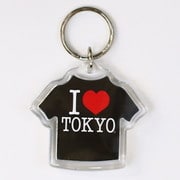 I LOVE TOKYO キーホルダー Tシャツ形 ブラック