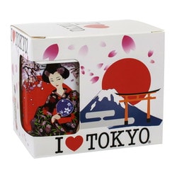 I LOVE TOKYO マグカップ ゲイシャ
