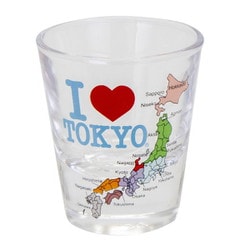 I LOVE TOKYO ショットグラス 日本地図