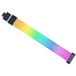 GPU用12V-2x6 延長ケーブル（LEDレールx8本） STRIMER WLS 16PIN-8