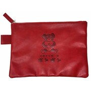 喫茶ボンボン フラットポーチ レッド
