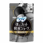 ソフィ 体にフィット 吸水ショーツ Lサイズ ブラック 1枚 [吸水ショーツ サニタリーショーツ]