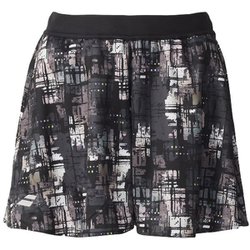 ピュアショートパンツ レディース テニス ショートパンツ ブラック（BK00） Lサイズ BWG5424