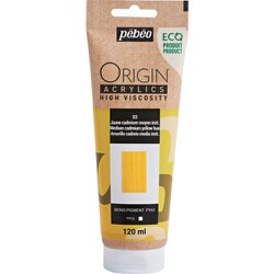 エコデザイン アクリリック ORIGIN 120ml ミディアムカドミウムイエローヒュー 03 817103