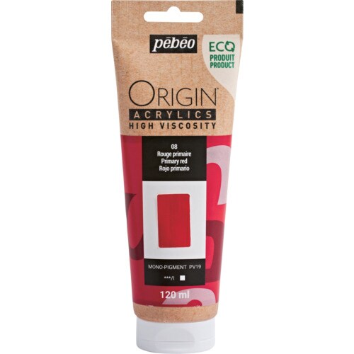 エコデザイン アクリリック ORIGIN 120ml プライマリーレッド 08 817108