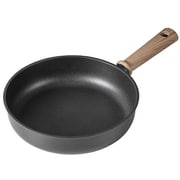 深型フライパン 24cm ディープパン IH ガス火対応 ブラック NM-5102