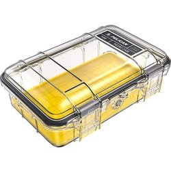 M50 マイクロケース イエロー/クリア 20.6×14×7.4cm 正規品 ハードケース M500-0270-100
