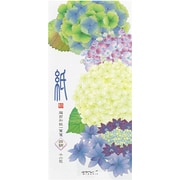 限定 一筆箋585 4柄入 紫陽花柄 89585006