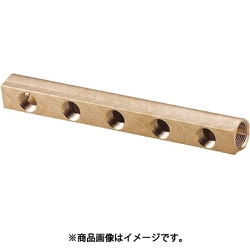 配管部品 ヘッダー SRH型 IN：Rc3/4×OUT：Rc1/2 分岐数：4 SRH-2004