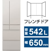 冷蔵庫 EYタイプ(542L・幅65cm・フレンチドア(観音開き)・6ドア・マットライトベージュ) NR-F54EY2-C