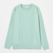 ゴルフウェアメンズ M-ワンカラーニット プルオーバー セーター M Lグリーン 011-13210-48-022