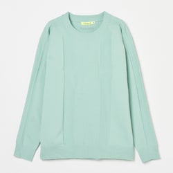 ゴルフウェアメンズ M-ワンカラーニット プルオーバー セーター L Lグリーン 011-13210-50-022