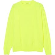 ゴルフウェアメンズ M-ワンカラーニット プルオーバー セーター M イエロー 011-13210-48-032