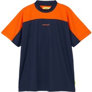 ゴルフウェアメンズ M-ポリエステルカノコ キモノスリーブ シャツ半袖 M ネイビー 011-23442-48-098