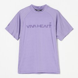 ゴルフウェアメンズ M-パターンメッシュ アスレチックハンソデカットソー シャツ半袖 M パープル 011-23443-48-083