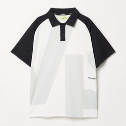 ゴルフウェアメンズ M-高機能ベアテン ハンソデポロシャツ シャツ半袖 XL オフホワイト 011-23444-52-005