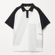 ゴルフウェアメンズ M-高機能ベアテン ハンソデポロシャツ シャツ半袖 XL オフホワイト 011-23444-52-005
