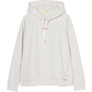 ゴルフウェアメンズ M-モノグラムエンボス フーディー ブルゾン L オフホワイト 011-33210-50-005