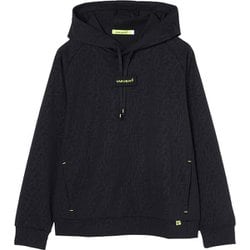 ゴルフウェアメンズ M-モノグラムエンボス フーディー ブルゾン XL ブラック 011-33210-52-019