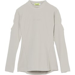 ゴルフウェアレディース L-カットオフスリーブ ナイロンテレコプルオーバー シャツ長袖 S Lグレー 012-23310-38-011