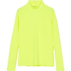 ゴルフウェアレディース L-高機能ベアテン プルオーバー シャツ長袖 M イエロー 012-23311-40-032