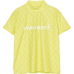 ゴルフウェアレディース L-ムシムハート ベアテンハンソデプルオーバー シャツ半袖 L イエロー 012-23344-42-032