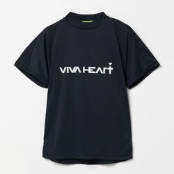 ゴルフウェアレディース L-ハート バック ダブルメッシュハンソデプルオーバー シャツ半袖 M ブラック 012-23441-40-019