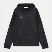 ゴルフウェアレディース L-モノグラムエンボス フーディ ブルゾン S ブラック 012-33210-38-019