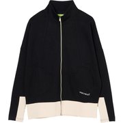 ゴルフウェアレディース L-ハート ポケット リブ アウター ブルゾン S ブラック 012-33211-38-019