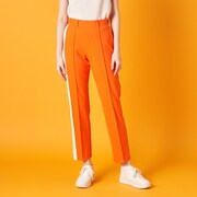 ゴルフウェアレディース L-4WAYストレッチ サイドラインパンツ パンツ M オレンジ 012-73310-40-035