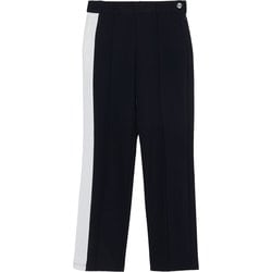 ゴルフウェアレディース L-4WAYストレッチ サイドラインパンツ パンツ L ネイビー 012-73310-42-098