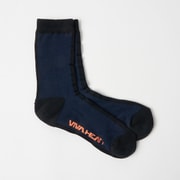 ソックス M-メンズ レギュラーソックス ソックス F ネイビー 013-43230-50-098