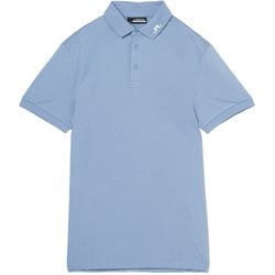 ゴルフウェアメンズ M09A KV Polo シャツ半袖 S サックス系 071-23242-44-092