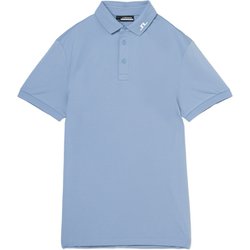 ゴルフウェアメンズ M09A KV Polo シャツ半袖 XL サックス系 071-23242-50-092