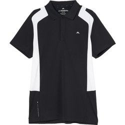 ゴルフウェアメンズ M14A Legacy Polo シャツ半袖 L ブラック 071-23342-48-019