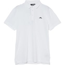 ゴルフウェアメンズ M15A Bridge Polo シャツ半袖 S ホワイト 071-23343-44-004