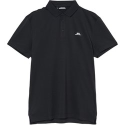 ゴルフウェアメンズ M15A Bridge Polo シャツ半袖 S ブラック 071-23343-44-019