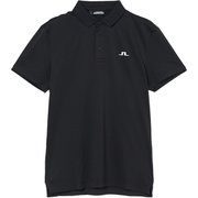 ゴルフウェアメンズ M15A Bridge Polo シャツ半袖 L ブラック 071-23343-48-019