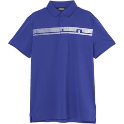 ゴルフウェアメンズ M16A Klas Polo シャツ半袖 XL ブルー系 071-23344-50-096