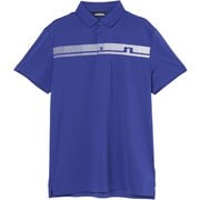 ゴルフウェアメンズ M16A Klas Polo シャツ半袖 XL ブルー系 071-23344-50-096