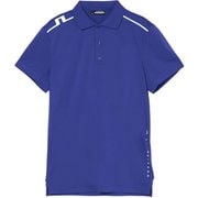 ゴルフウェアメンズ M17A Lionel Polo シャツ半袖 XXL ブルー系 071-23345-52-096