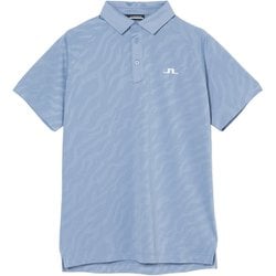 ゴルフウェアメンズ M33A Wilhelm Polo シャツ半袖 XXL サックス系 071-23352-52-092