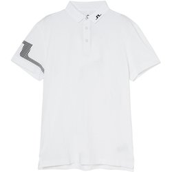 ゴルフウェアメンズ M23A Heath Strike Polo シャツ半袖 S ホワイト 071-23355-44-004